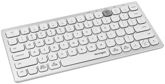 Kensington Multi-Device Dual Wireless Compact Keyboard - Silver (K75504US) Compact Wireless Silver