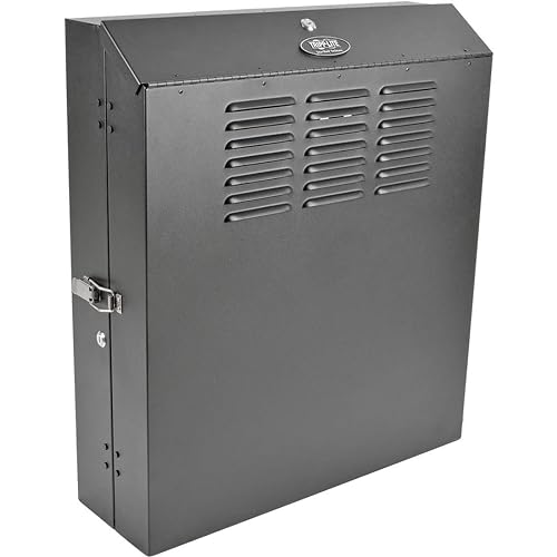Tripp Lite 6U Vertical Wall Mount Rack Enclosure Cabinet, Low Profile, Switch Depth, 20 Deep (SRWF6U) 6U Switch Depth