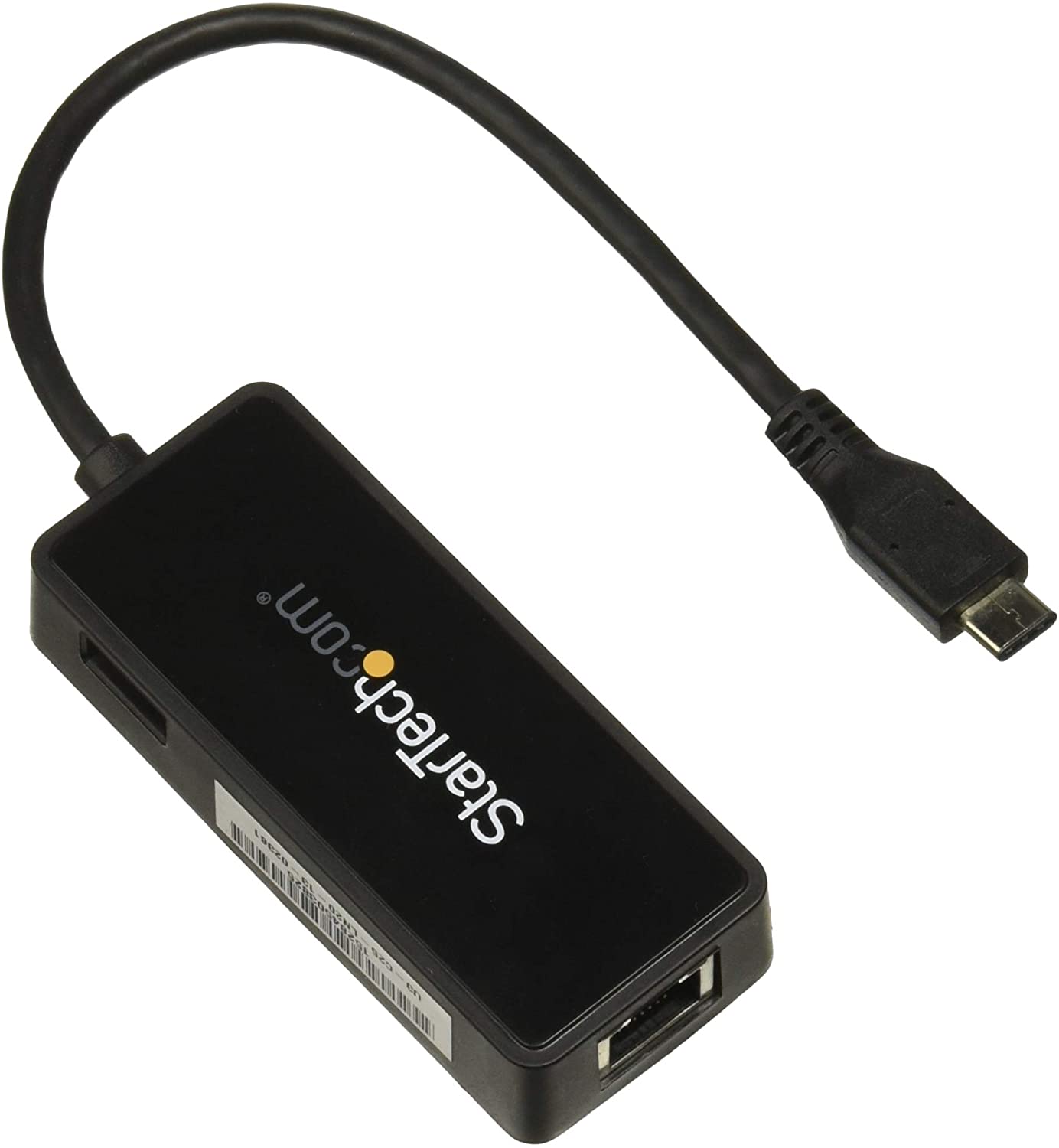 StarTech.com USB-C to Ethernet Gigabit Adapter - Thunderbolt 3 Compatible - USB Type C Network Adapter - USB C Ethernet Adapter (US1GC301AU)