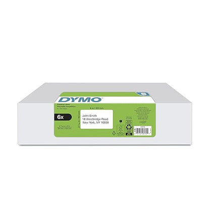 DYMO Authentic LabelWriter Standard Shipping Labels for LabelWriter Label Printers (30256), White, 2-5/16'' x 4'', 6 Rolls of 300