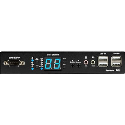 Black Box Network Services WALLPLATE Transmitter - 4K, HDMI, VGA, USB