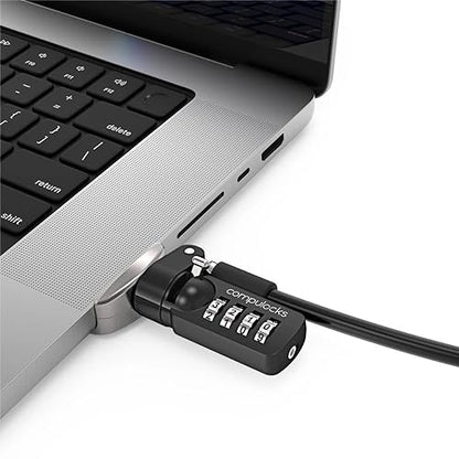 Compulocks Ledge Lock Adapter and Combination Cable Lock for MacBook Pro 16 M1 & M2