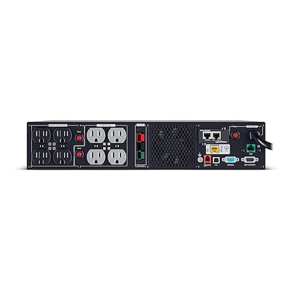 CyberPower PR1500RTXL2UCN Smart App Sinewave UPS System, 1500VA/1500W, 8 Outlets, 2U Rack/Tower, AVR, RMCARD205 Pre-Installed, Built-in Cloud Monitoring Expandable / Network Card 1500VA