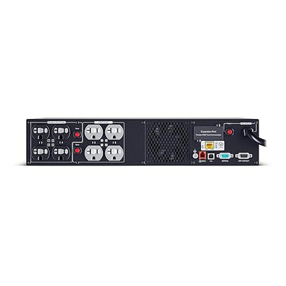 CyberPower PR2000RT2UC Smart App Sinewave UPS System, 2000VA/2000W, 8 Outlets, 2U Rack/Tower, AVR, Built-in Cloud Monitoring Standard 2000VA 20A