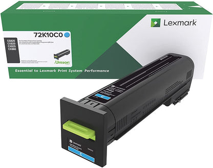 Lexmark 72K10C0 Unison Toner Cartridge, Cyan