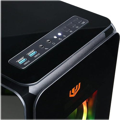 CyberpowerPC Gamer Supreme Liquid Cooled Gaming Desktop Computer, Intel Core i9-13900KF 3.0GHz, 32GB RAM, 2TB SSD, NVIDIA GeForce RTX 4070 12GB, Windows 11 Home, Black