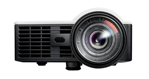 Optoma ML1050STi Portable LED Projector with Enhanced Gaming Mode 16ms Input Lag - Short Throw, Built-in Speaker, Auto Focus, Built-in Media Player