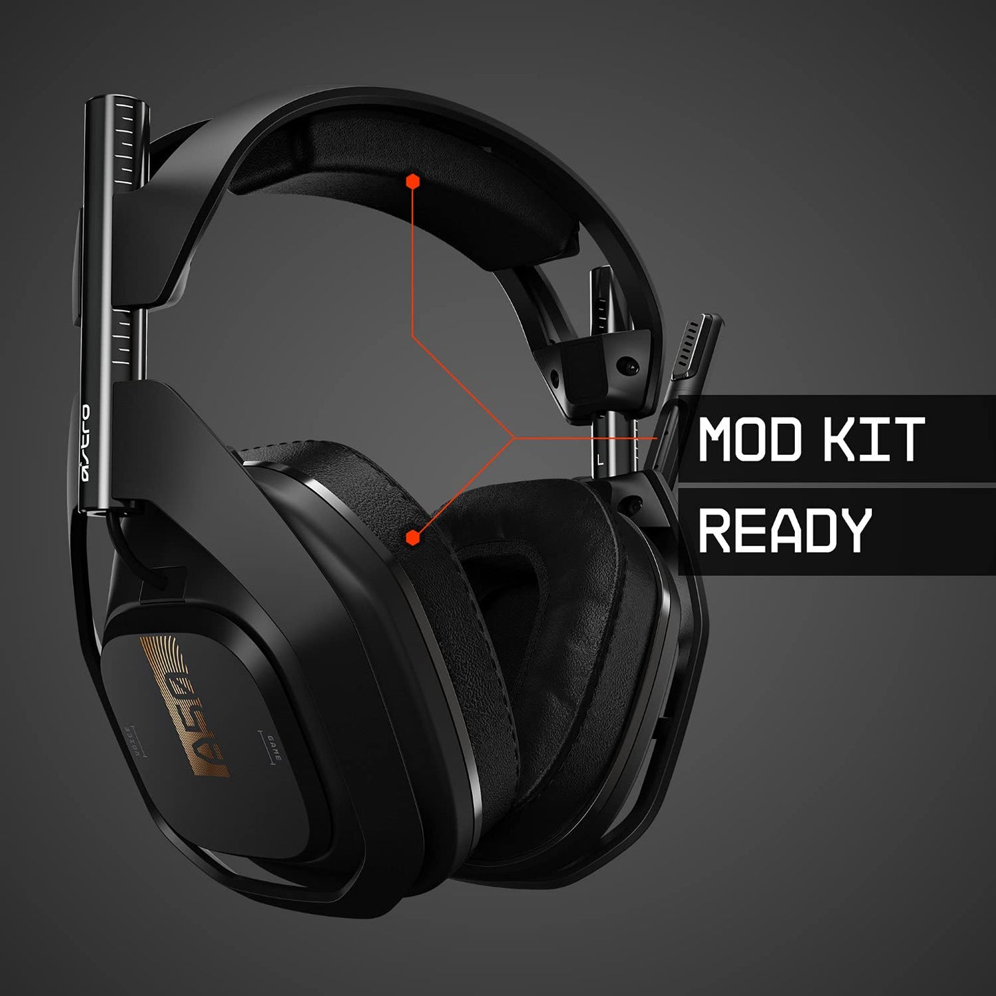ASTRO Gaming A50 Wireless Headset + Base Station Gen 4 - Compatible with Xbox Series X|S, Xbox One, PC, Mac - Black/Gold Xbox Series X|S, Xbox One &amp; PC Headset + Base