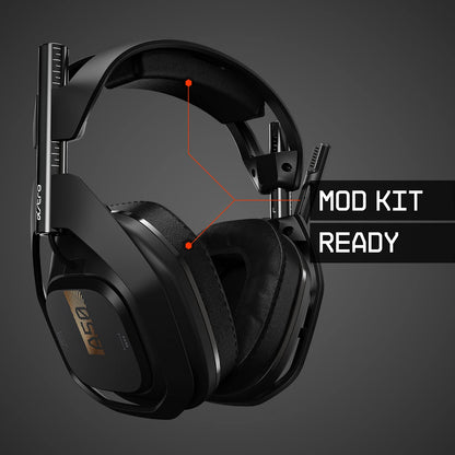 ASTRO Gaming A50 Wireless Headset + Base Station Gen 4 - Compatible with Xbox Series X|S, Xbox One, PC, Mac - Black/Gold Xbox Series X|S, Xbox One &amp; PC Headset + Base