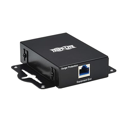 Tripp Lite in-Line Ethernet Network Surge Protector, Cat5 Cat5e Cat6 & Cat8, Up to 10 Gigabits per Second, 110 Punch Down, TAA Compliant, 2-Year Warranty (B110-SP-10G)