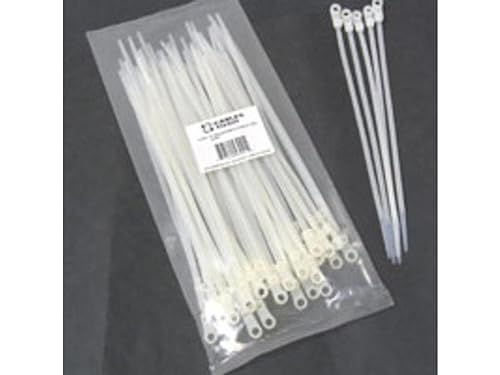 C2G/Cables to Go 43040 6-Inch Screw-Mountable Cable Ties - 50 Pack