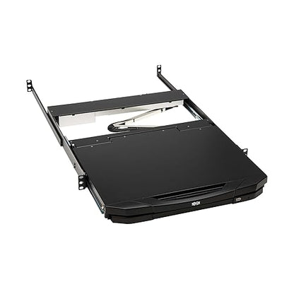 Tripp Lite Rackmount KVM Console, Short Depth 1U Rack Mount Monitor Keyboard Splitter, 18.5 HD LCD Screen, HDMI & USB Ports - Windows, Mac, Linux, & Sun Compatible - 1-Year Warranty (B021-SWHD-K)
