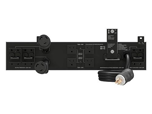 Vertiv Liebert POD PD5 – (2) NEMA L6-30R| (4) NEMA 5-15/20R| UPS Maintenance Bypass for GXT5 (PD5-003)