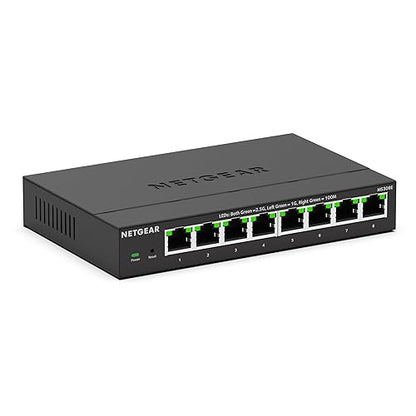 NETGEAR 8-Port Multi-Gigabit Ethernet Plus Switch (MS308E) - Managed, with 8 x 1G/2.5G, Desktop or Wall Mount