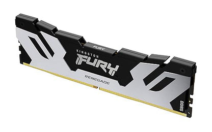 Kingston Fury Renegade 16GB 7200MT/s DDR5 CL38 DIMM Desktop Memory Single Module | Intel XMP 3.0 | Overclocking Stability | KF572C38RS-16 7200MT/s 16GB