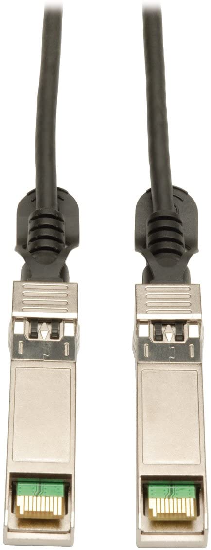Tripp Lite SFP+ 10Gbase-CU Passive Twinax Copper Cable, Cisco Compatible SFP-H10GB-CU3M, Black 3M (10-ft.) (N280-03M-BK) 3-meter Black