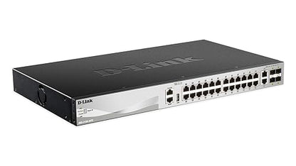 D-Link DGS-3130-30TS DGS 3130-30TS - Switch - L3 Lite - Managed - 24 x 10/100/1000 + 2 x 10 Gigabit Ethernet + 4 x 10 Gigabit SFP+ - Desktop, Rack-mou
