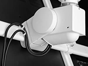 Atdec TH-3070-CTSW Ceiling Mount with Short Drop Length for Displays up to 143-Pound, White 35.4-Inch White