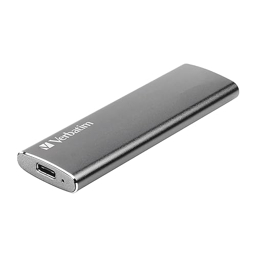 Verbatim VX500 2 TB Portable Solid State Drive - External - Space Gray - Storage System, Notebook Device Supported - USB 3.1 (Gen 2), USB 2.0 - 2 Year Warranty