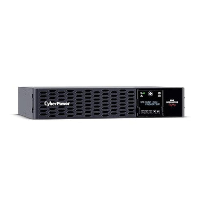 CyberPower PR1500RT2UC Smart App Sinewave UPS System, 1500VA/1500W, 8 Outlets, 2U Rack/Tower, Built-in Cloud Monitoring Standard 1500VA