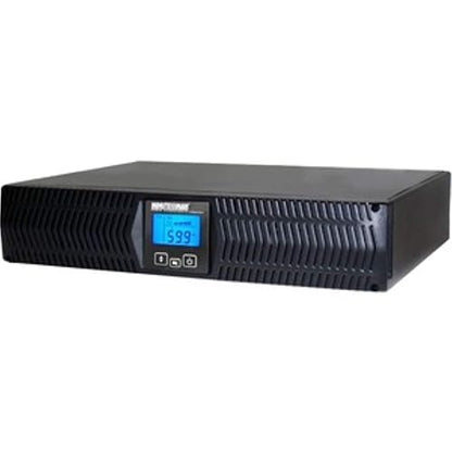 Minuteman Endeavor LCD ED1000RTXL2U 1000VA Tower/Rack/Wall Mountable UPS - 2U Tower/Rack/Wall Mountable - 3 Minute Stand-by - 120 V AC Input - 110 V AC, 120 V AC Output - Sine Wave - Serial Port - USB - LCD Display