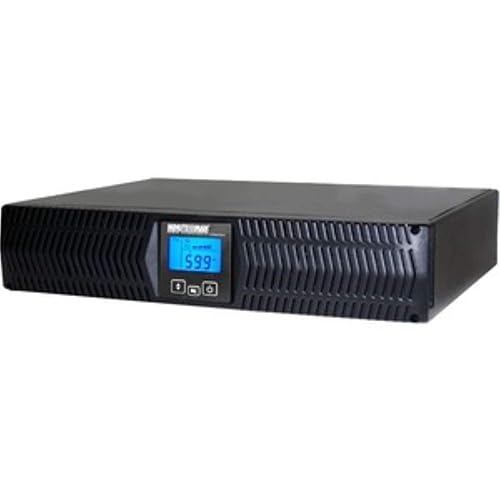 Minuteman Endeavor LCD ED1000RTXL2U 1000VA Tower/Rack/Wall Mountable UPS - 2U Tower/Rack/Wall Mountable - 3 Minute Stand-by - 120 V AC Input - 110 V AC, 120 V AC Output - Sine Wave - Serial Port - USB - LCD Display