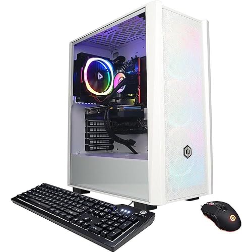 CyberpowerPC Gamer Xtreme Liquid Cooled Gaming Desktop Computer, Intel Core i5-13600KF 3.5GHz, 16GB RAM, 1TB SSD, NVIDIA GeForce RTX 4060 Ti 8GB, Windows 11 Home, White