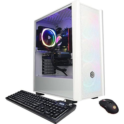 CyberpowerPC Gamer Xtreme Liquid Cooled Gaming Desktop Computer, Intel Core i5-13600KF 3.5GHz, 16GB RAM, 1TB SSD, NVIDIA GeForce RTX 4060 Ti 8GB, Windows 11 Home, White