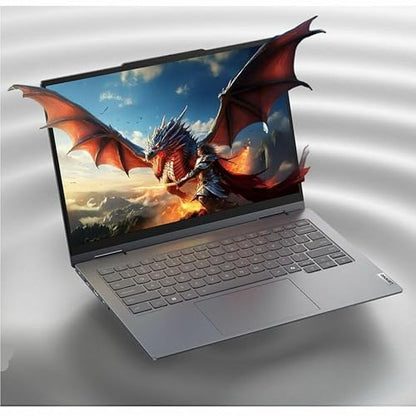 Lenovo ThinkBook 14 G5 IAU 21SQ0002US 14" Touchscreen Convertible 2 in 1 Notebook - WUXGA - Intel Core Ultra 7 255U - 16 GB - 512 GB SSD - English (US) Keyboard - Luna Gray - Intel Chip - 1920 x 1200