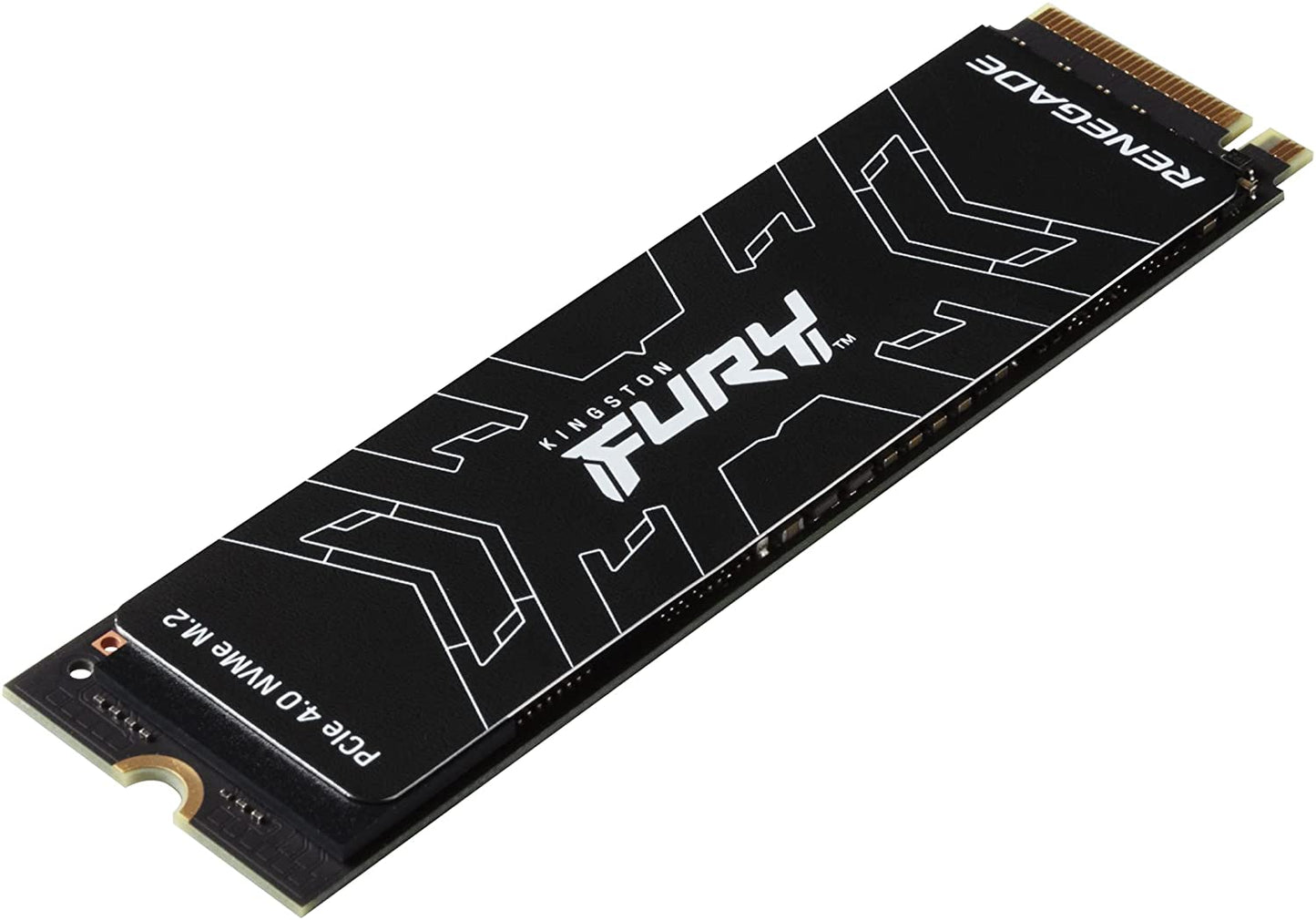 Kingston Fury Renegade 1TB PCIe Gen 4.0 NVMe M.2 Internal Gaming SSD | Up to 7300 MB/s | Graphene Heat Spreader | 3D TLC NAND | Works with PS5 | SFYRS/1000G