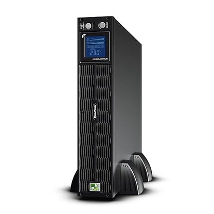 CyberPower PR1500ELCDRTXL2U High-Voltage Smart App Sinewave UPS System, 1500VA/1125W, 10 Outlets, AVR, 2U Rack/Tower