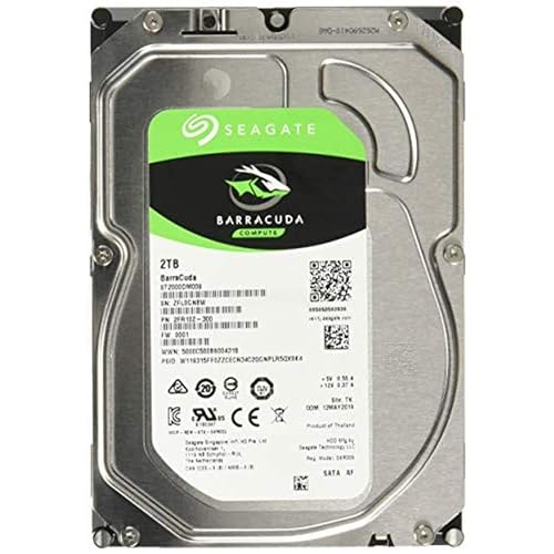 Seagate BarraCuda 2TB 7200RPM SATA III 6Gb/s 256MB Cache 3.5 Desktop Hard Drive - ST2000DM008