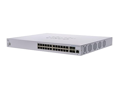 Cisco Business CBS350-24XS Managed Switch | 24 Port 10G SFP+ | 4x10GE Shared | Limited Lifetime Hardware Warranty (CBS350-24XS-NA) 24-port 10G SFP+ / 4 x 10GE (Shared)