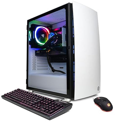 CyberpowerPC Gamer Supreme Liquid Cooled Gaming Desktop Computer, Intel Core i7-13700KF 3.4GHz, 16GB RAM, 1TB SSD, NVIDIA GeForce RTX 4060 Ti 16GB, Windows 11 Home, White