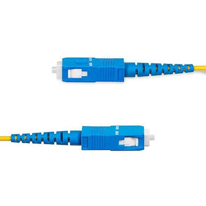 StarTech.com 100m (328ft) SC to SC (UPC) OS2 Single Mode Simplex Fiber Optic Cable, 9/125µm, 40G/100G, LSZH Fiber Patch Cord
