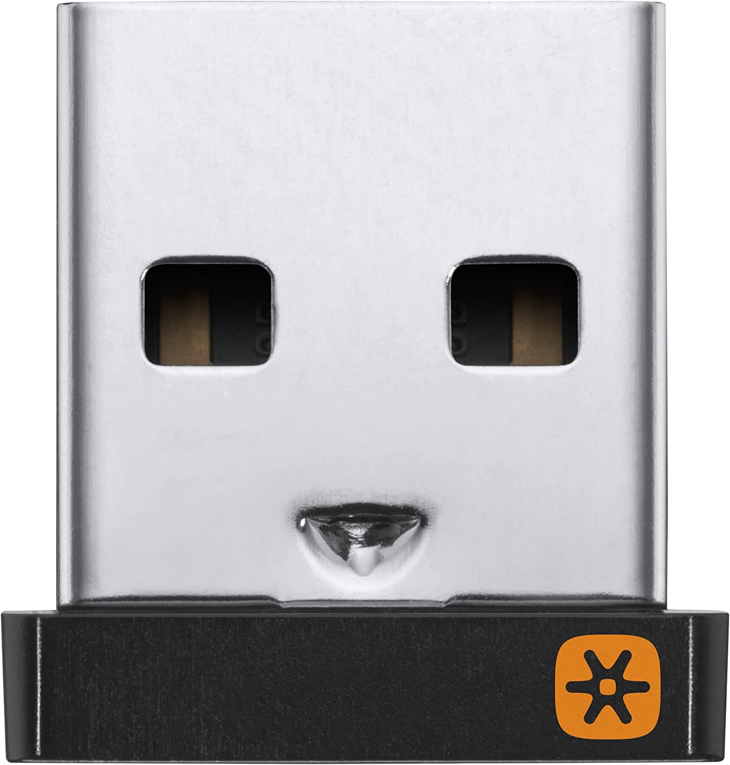 Logitech USB Unifying Receiver, 2.4 GHz Wireless Technology, USB Plug Compatible with all Logitech Unifying Devices like Wireless Mouse and Keyboard, PC / Mac / Laptop - Black