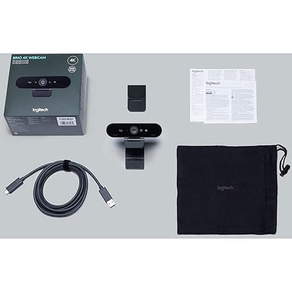Logitech 4K Pro Webcam with HDR and Noise-canceling mics