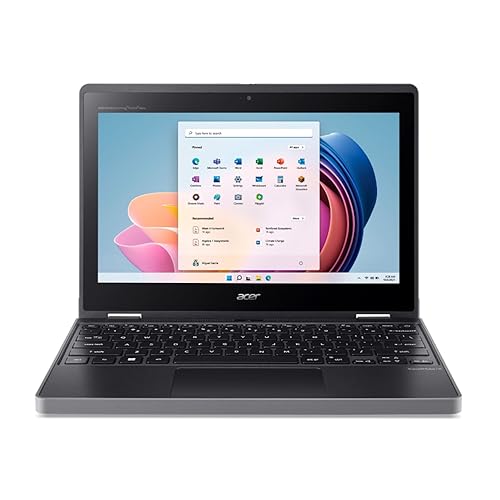 acer TravelMate Spin B3 B311RN-33 TMB311RN-33-C0JS 11.6 Touchscreen Convertible 2 in 1 Notebook - HD - 1366 x 768 - Intel N100 Quad-core (4 Core) - 4 GB Total RAM - 128 GB SSD - Black