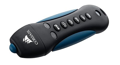 Corsair CMFPLA3B-64GB Padlock 3 - USB Flash Drive - 64 GB, Blue, Black/Blue