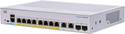 Cisco Business CBS250-8PP-E-2G Smart Switch, 8 Port GE, Partial PoE, Ext PS, 2x1G Combo, Limited Lifetime Protection (CBS250-8PP-E-2G-NA) 8-port GE / PoE+ / 45W / 2 x GE uplinks / External Power Supplier Switch