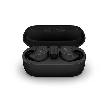 Jabra Evolve2 True Wireless Earbuds - in-Ear Bluetooth Earbuds with Active Noise Cancellation MultiSensor Voice Technology - Certified to Work with Your Virtual Meeting Apps - Black USB-C UC