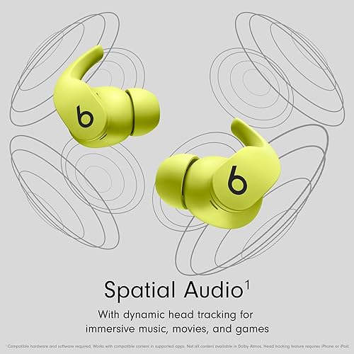Beats Fit Pro – True Wireless Noise Cancelling Earbuds – Active Noise Cancelling - Sweat Resistant Earphones, Compatible with Apple & Android, Class 1 Bluetooth®, Built-in Microphone - Volt Yellow