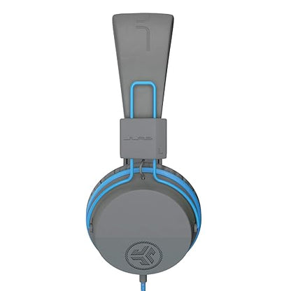 JKSTUDIOGRYBLUBOX JBuddies Over Ear Folding Headphones Bl/Gr Blue/Green