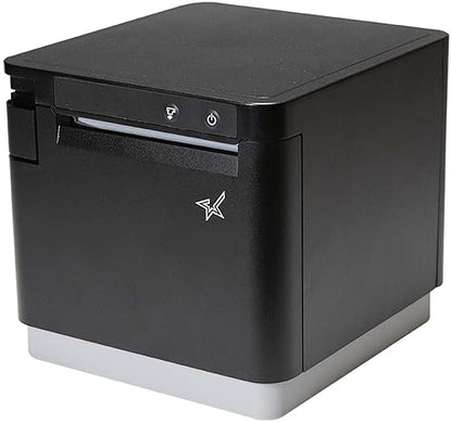 Star Micronics mC-Print3 3-inch Ethernet (LAN) / USB Thermal POS Printer with CloudPRNT, Cutter, and External Power Supply - Black LAN / USB Black