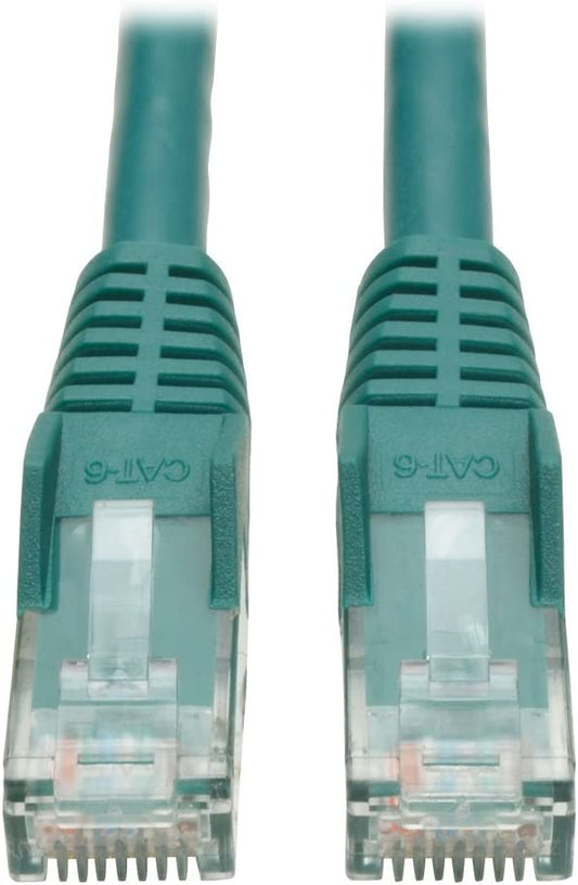 Tripp Lite Cat6 Gigabit Snagless Molded Patch Cable (RJ45 M/M) - Green, 3-ft.(N201-003-GN) 3-ft. Green