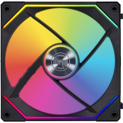 Lian Li UNI Fan SL-INF 140 RGB Infinity Mirror ARGB Fan 140mm Black 1-Pack