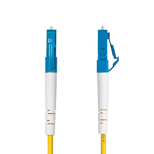 StarTech.com 1m (3.3ft) LC to LC (UPC) OS2 Single Mode Simplex Fiber Optic Cable, 9/125, 40G/100G, LSZH Fiber Jumper Cord