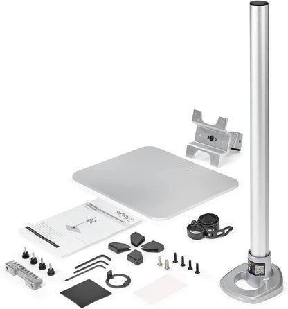 StarTech.com Single Monitor Stand - Adjustable - Supports Monitors 12'' to 34'' - Premium - Single Screen VESA Monitor Mount Stand - Silver (ARMPIVSTND)
