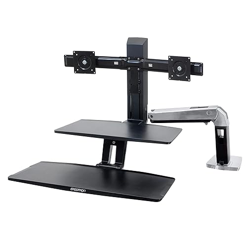 Ergotron WorkFit-A with Suspended Keyboard, Dual HD (24-392-026)