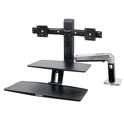Ergotron WorkFit-A with Suspended Keyboard, Dual HD (24-392-026)